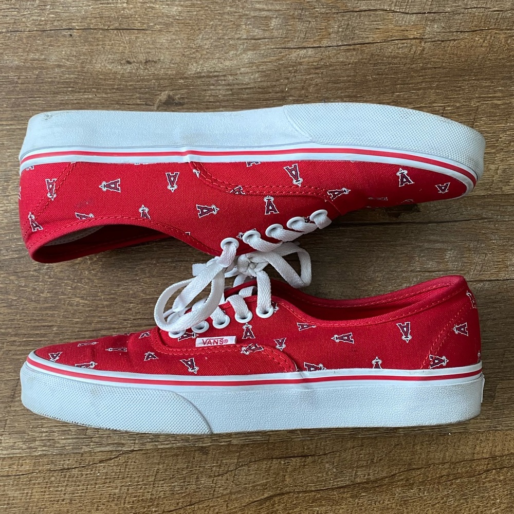 MLB Angels Baseball Vans